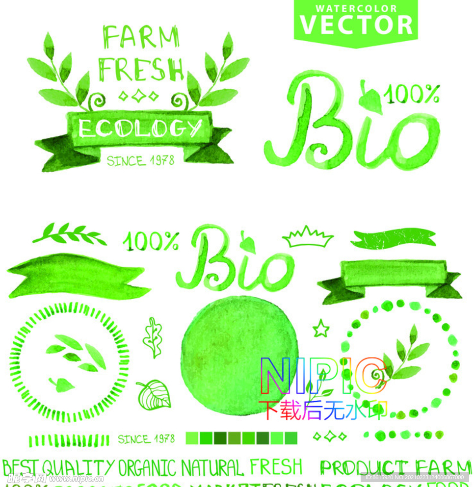 鲜花植物eps图形