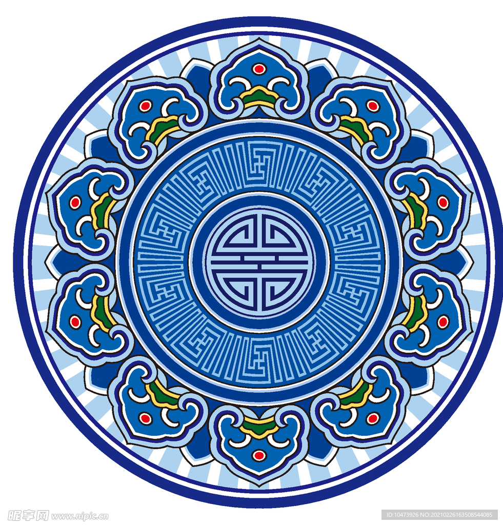 景泰蓝装饰图案