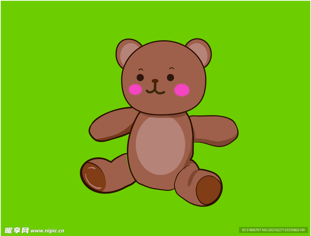 卡通小熊