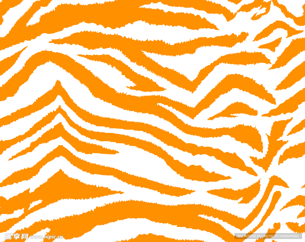 橘色斑马纹