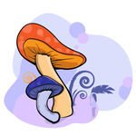 采蘑菇的小姑娘