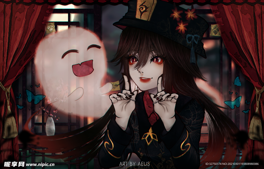 原神 美女 动漫 壁纸 胡桃