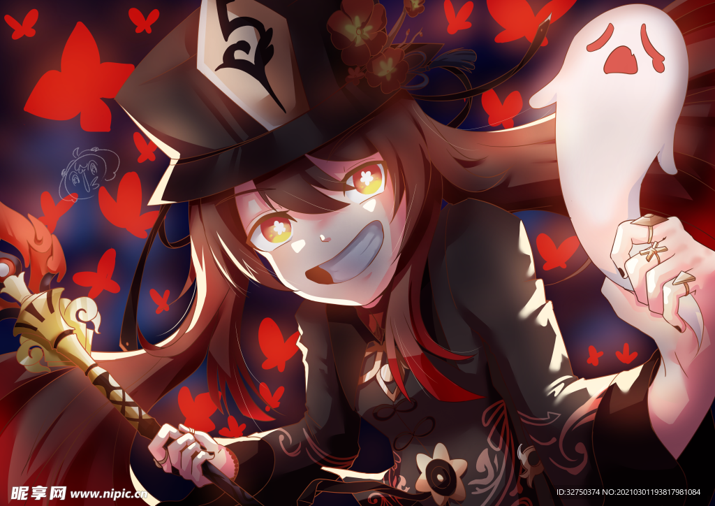 原神 美女 动漫 壁纸 胡桃