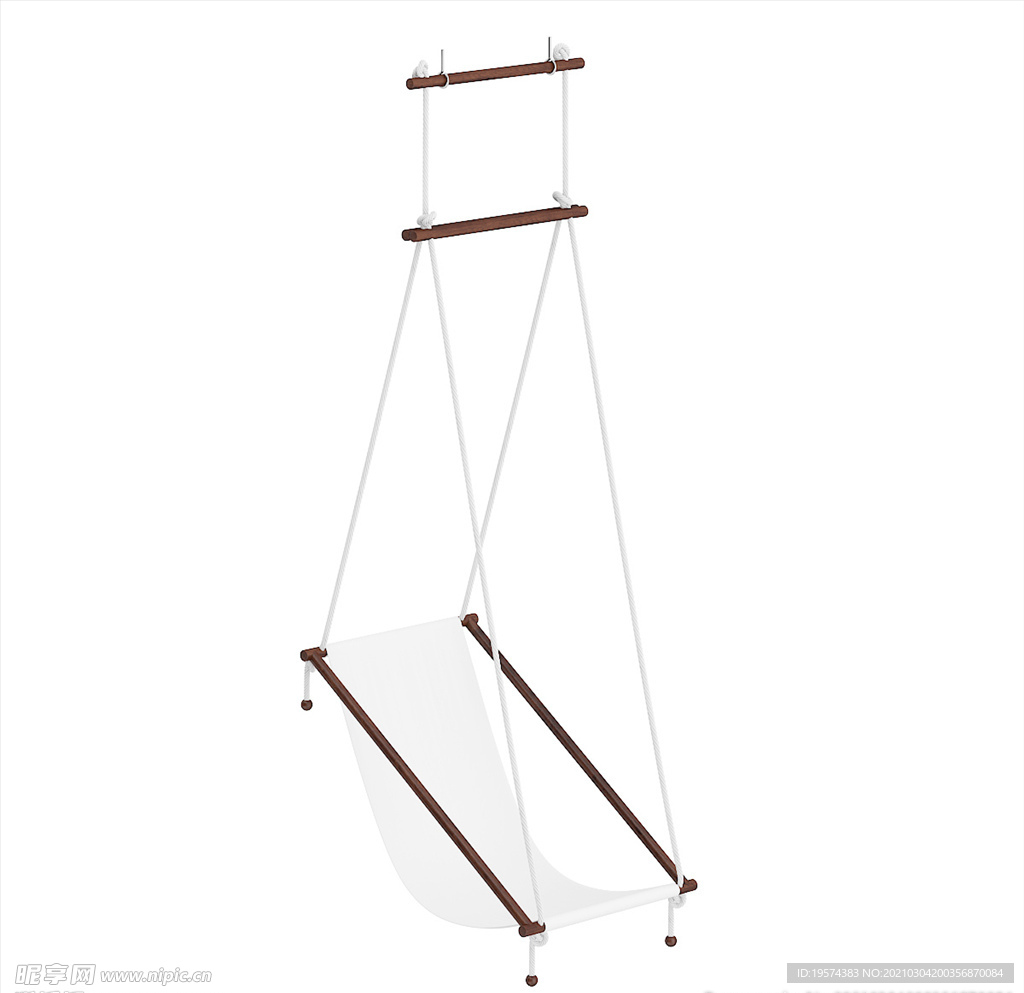 C4D模型吊床树床