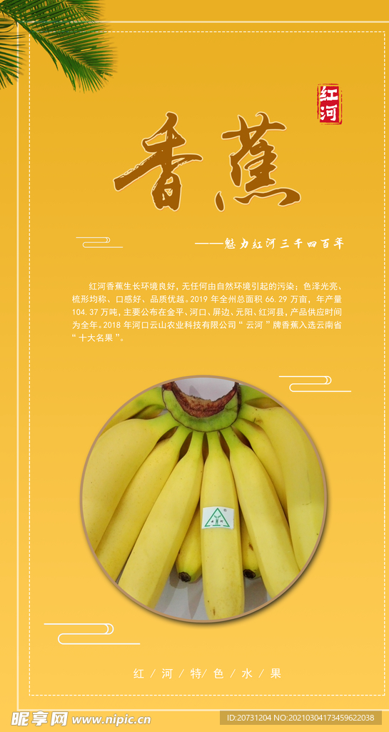水果海报香蕉