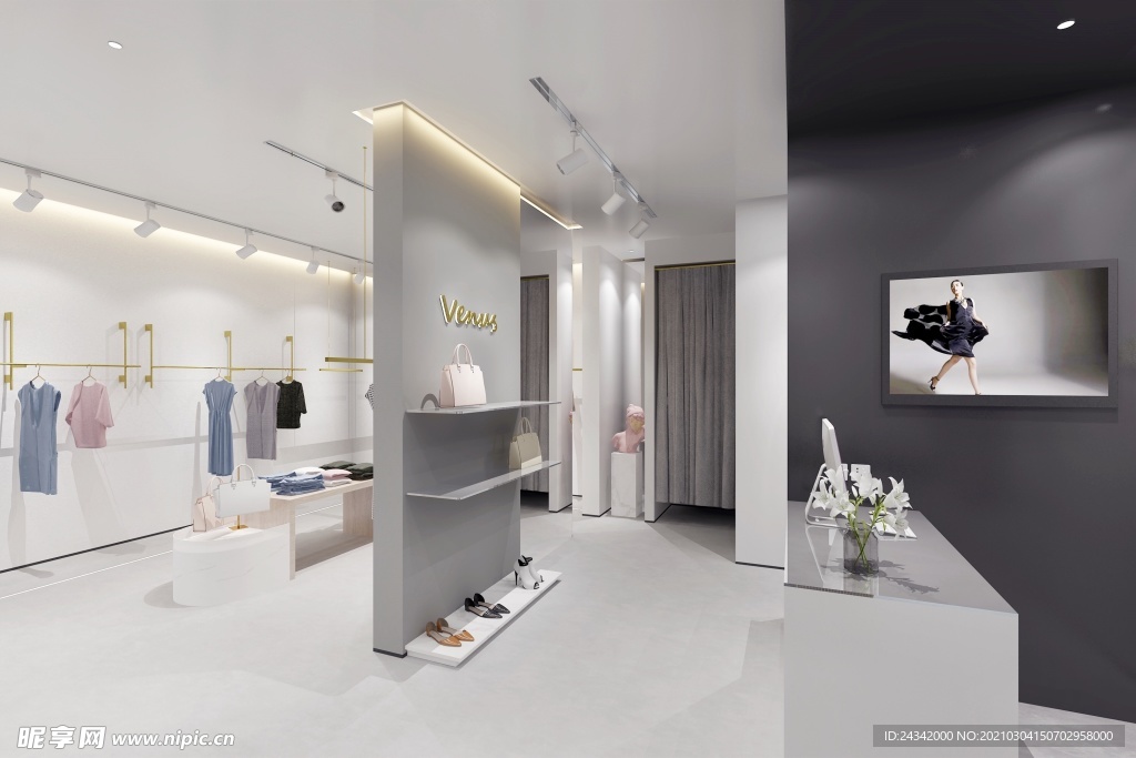 女装店装饰效果图
