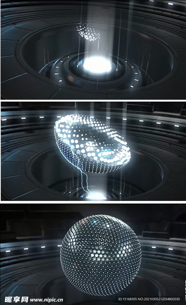 震撼大气能量爆炸科技企业片头视