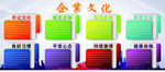 企业文化宣传栏展板模块分块