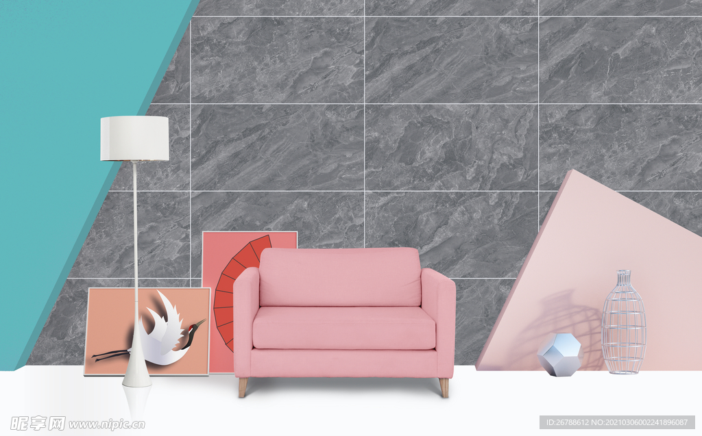 陶瓷广告 大理石海报 瓷砖海报