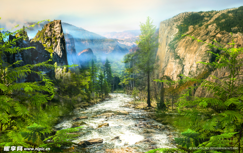 美丽的山水风景