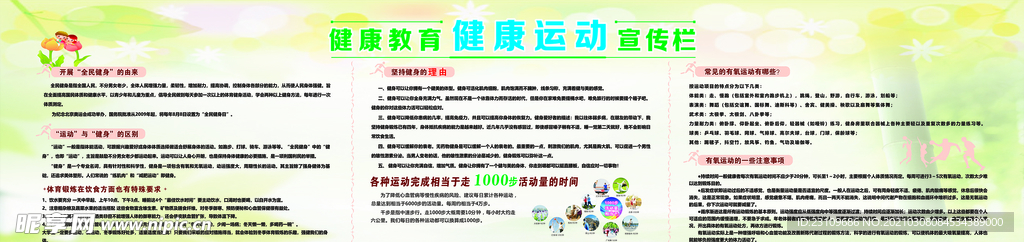 健康教育宣传栏