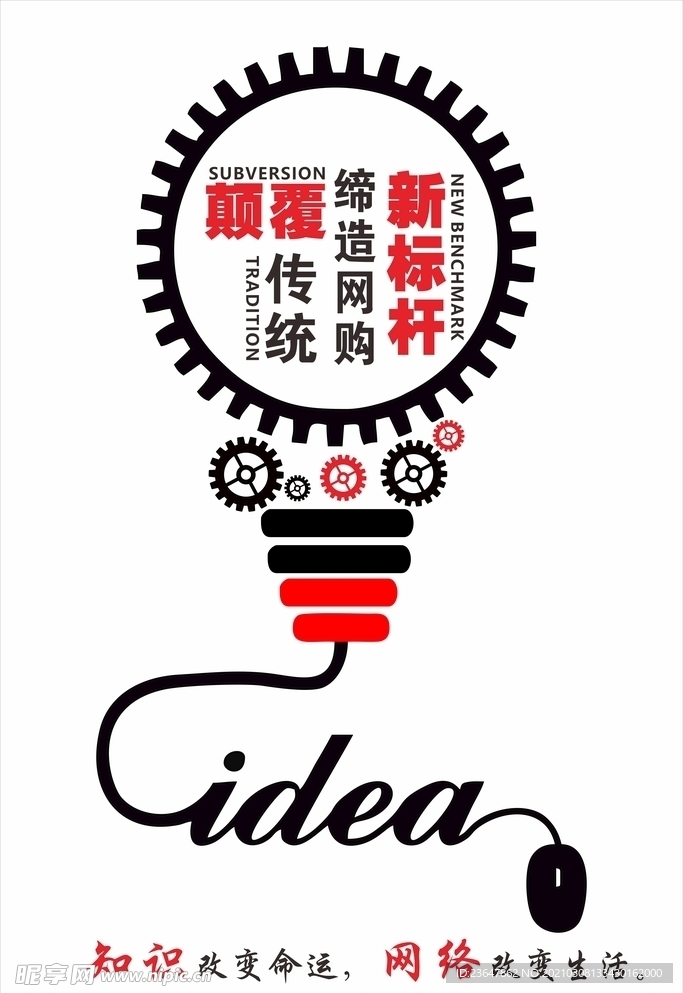 公司企业电商创意装饰文化墙