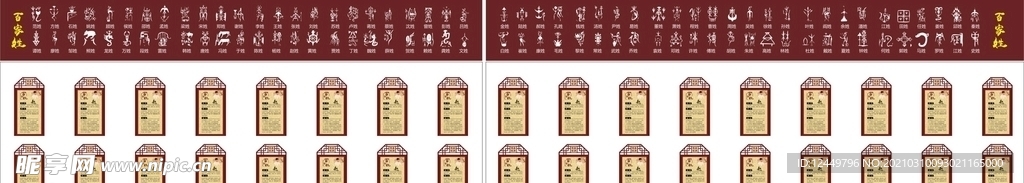 灯箱  百姓人家  姓氏