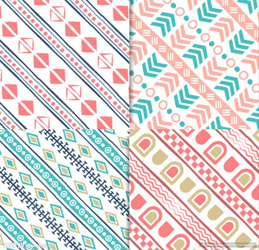 波西米亚风格纹样