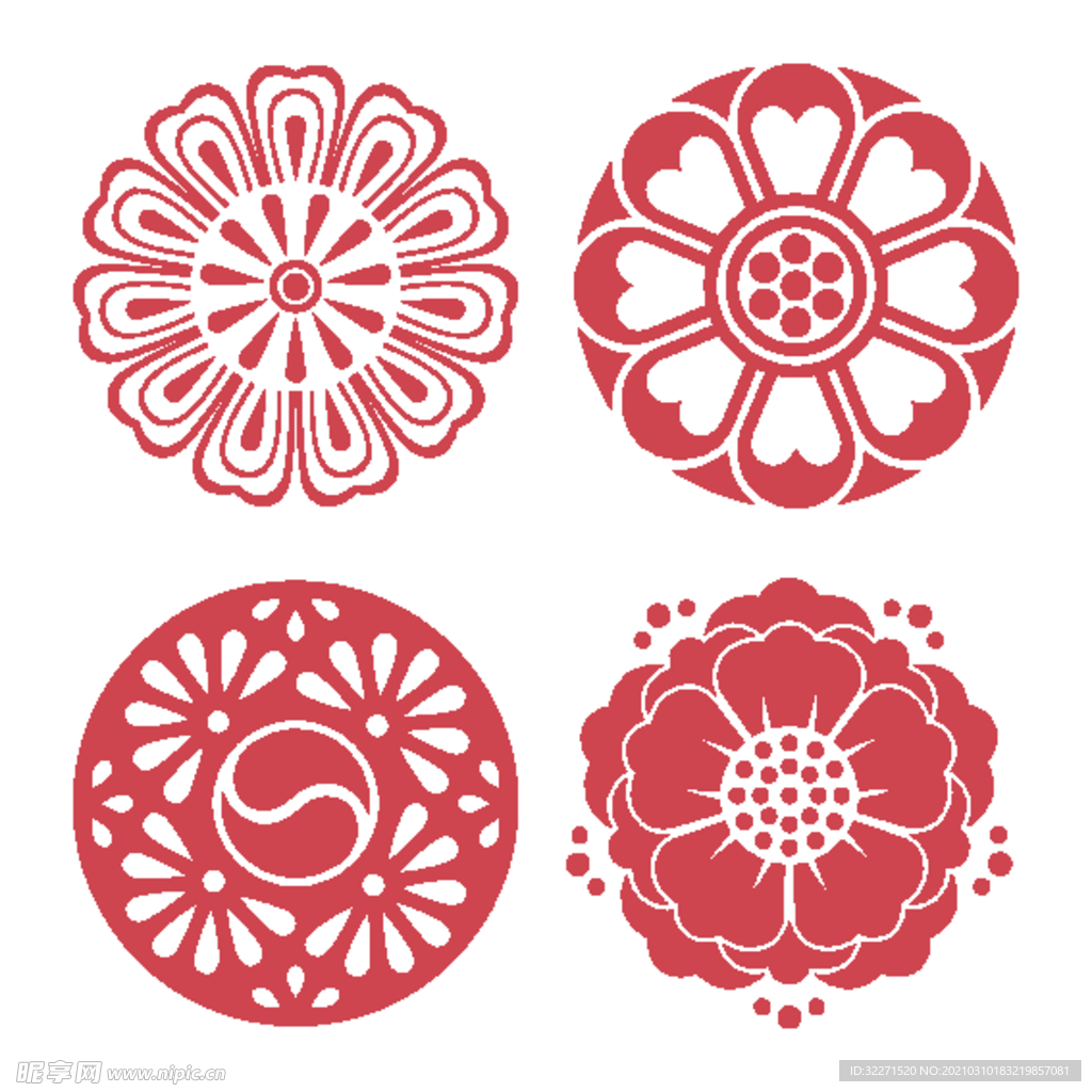 中式日式传统纹样