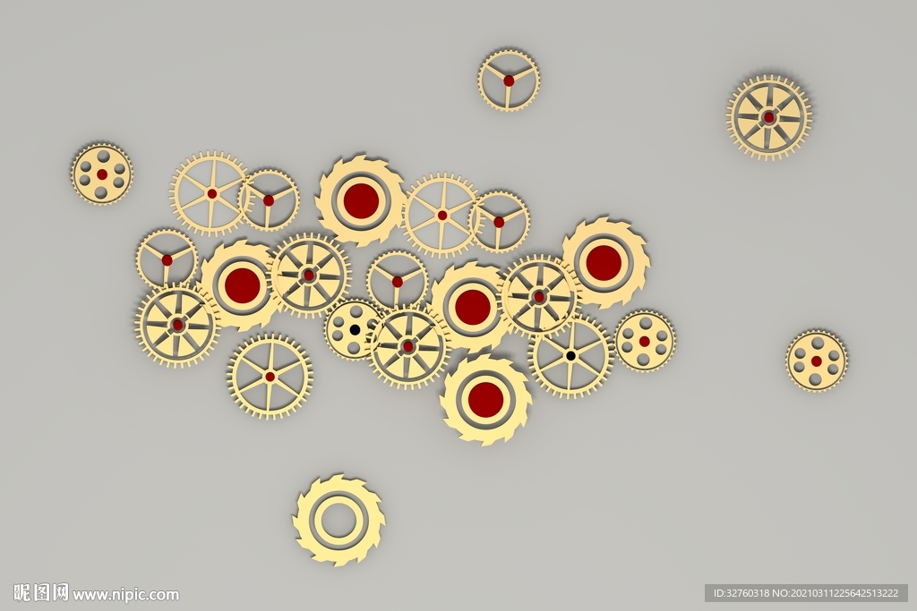 金色齿轮