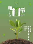 植树节海报