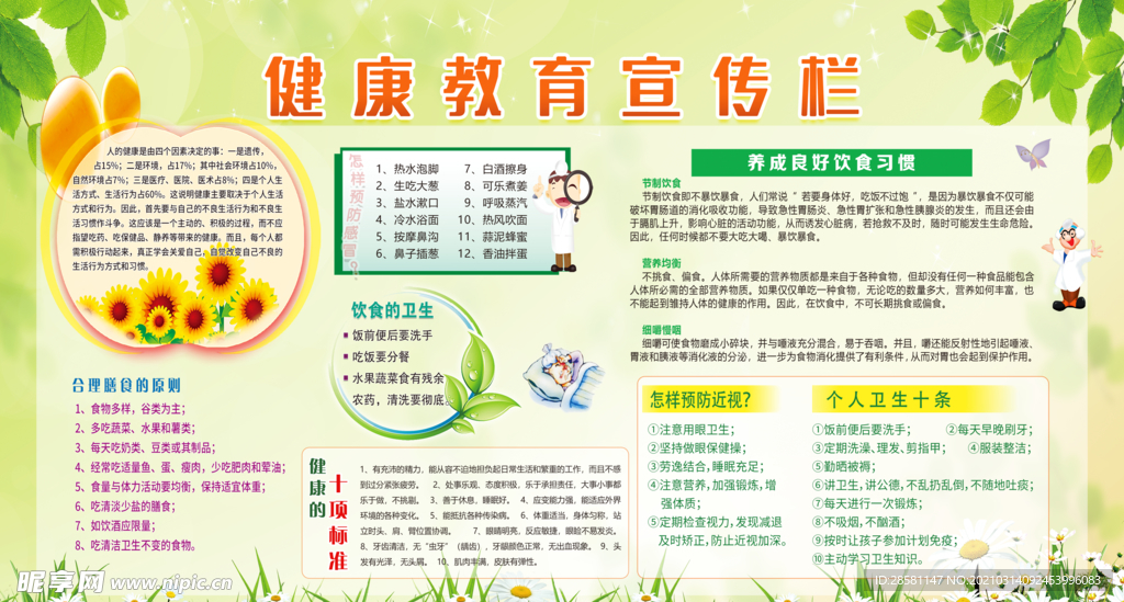 健康教育宣传栏