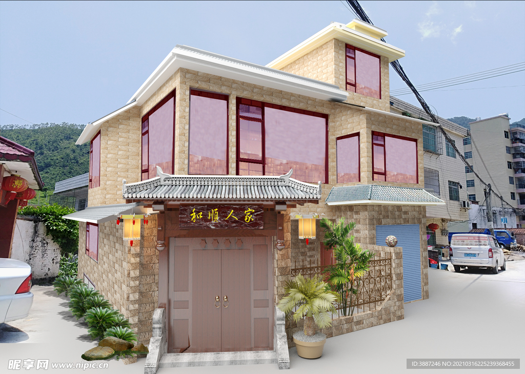 别墅外观效果图