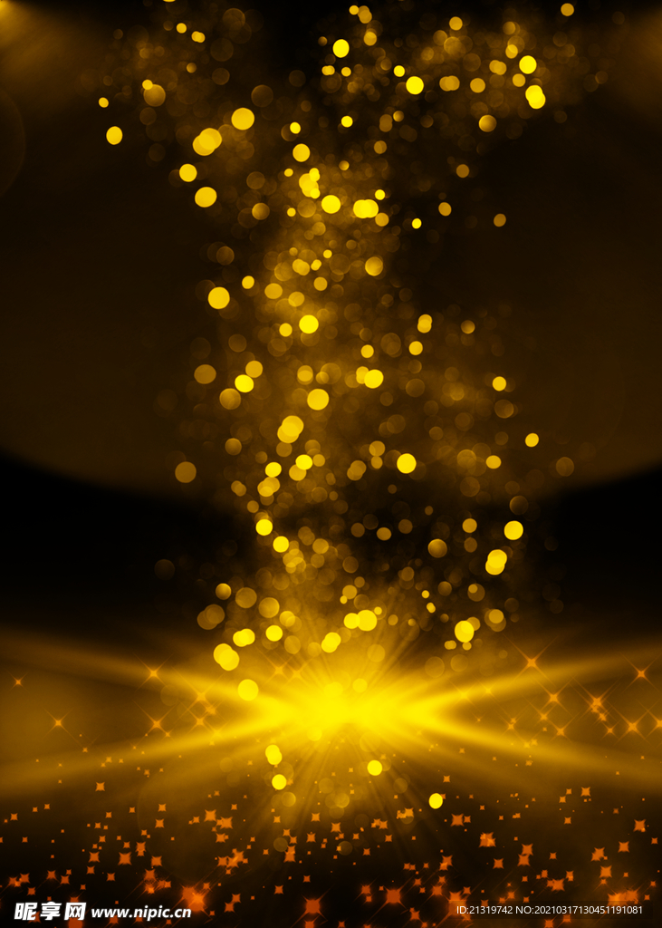 黑金简约光效背景