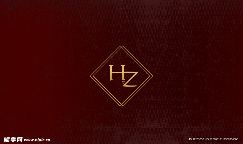 婚礼新人英文字母LOGO