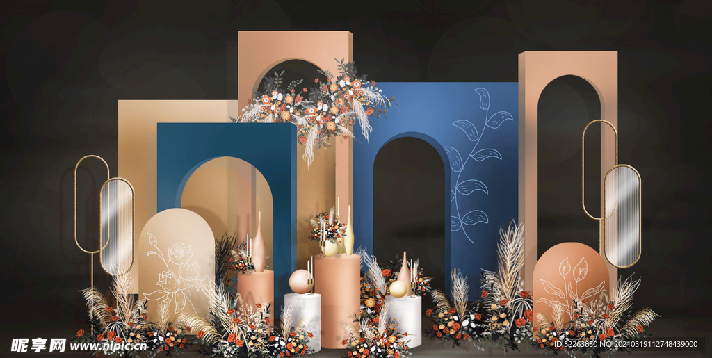 现代风婚礼效果图