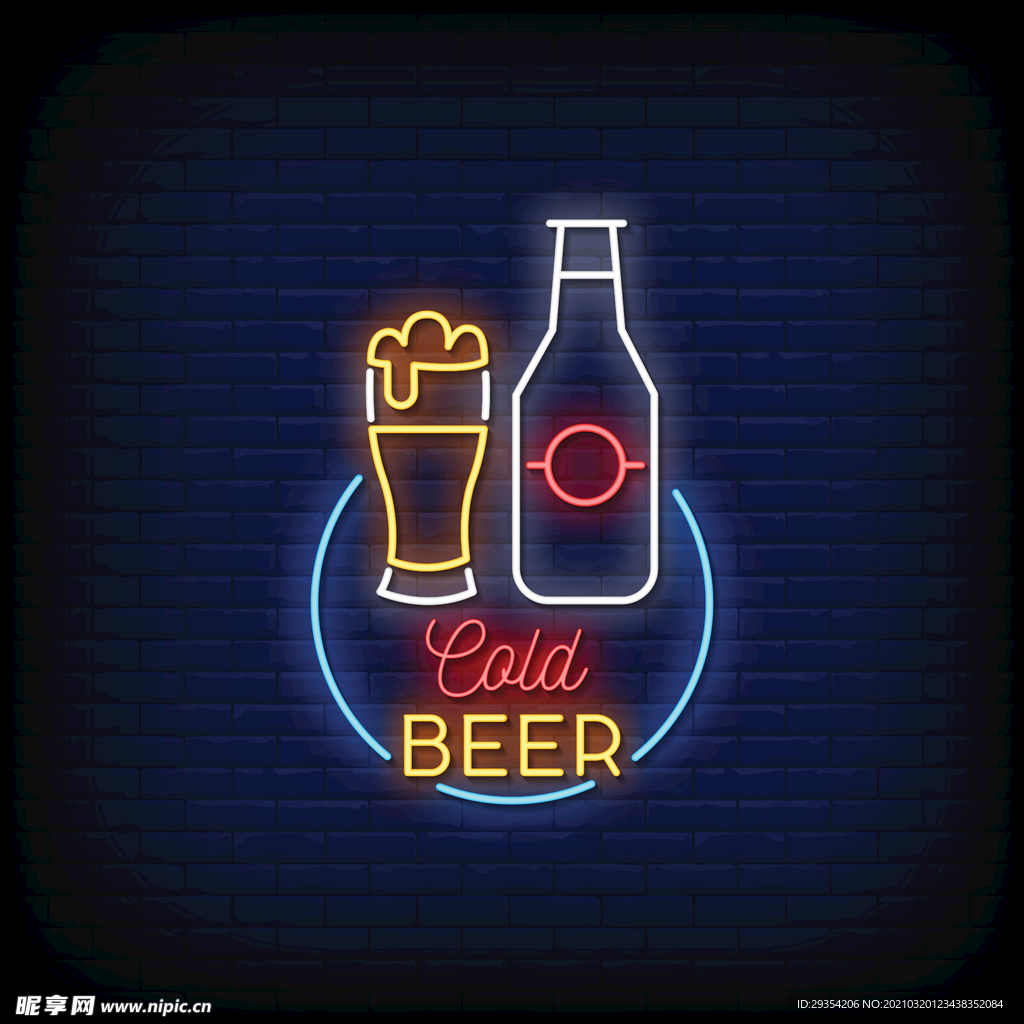 商业娱乐霓虹灯LOGO图片