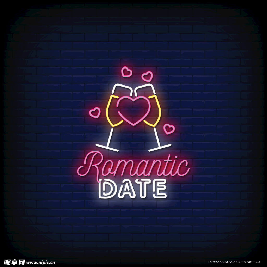 商业娱乐霓虹灯LOGO图片