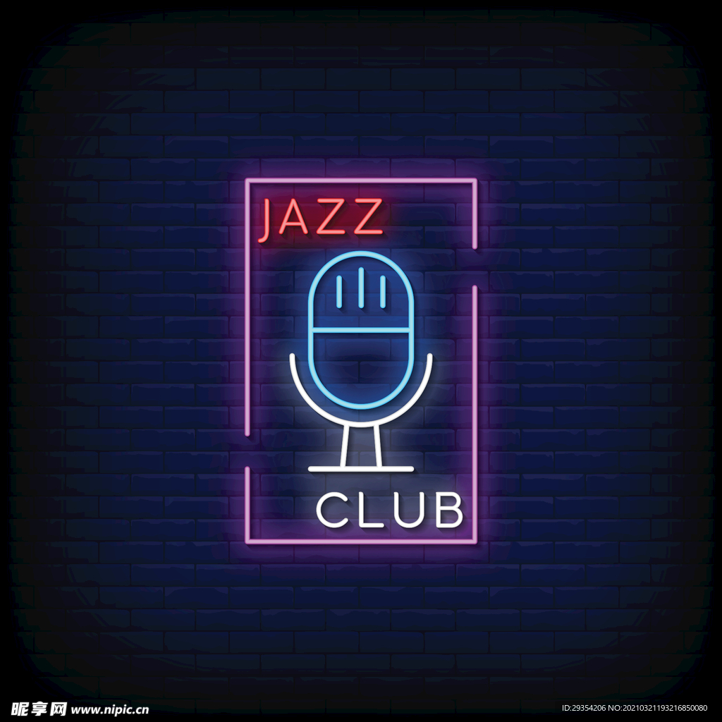 商业娱乐霓虹灯LOGO图片