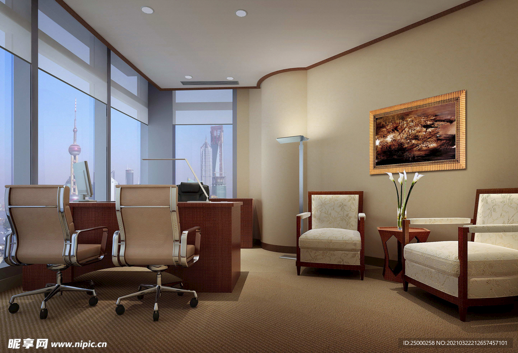 现代办公区 公共区