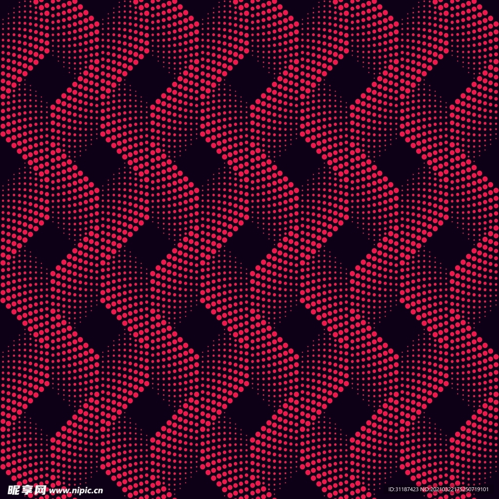 红色圆点链条背