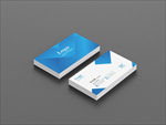 高端大气蓝色名片