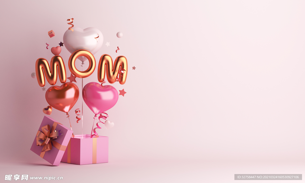 mom母亲节素材背景图