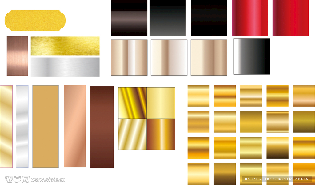 金属渐变 颜色渐变 色彩渐变