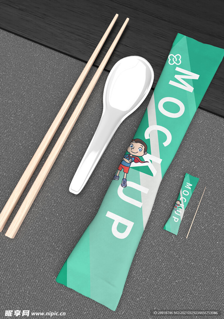 一次性餐具样机