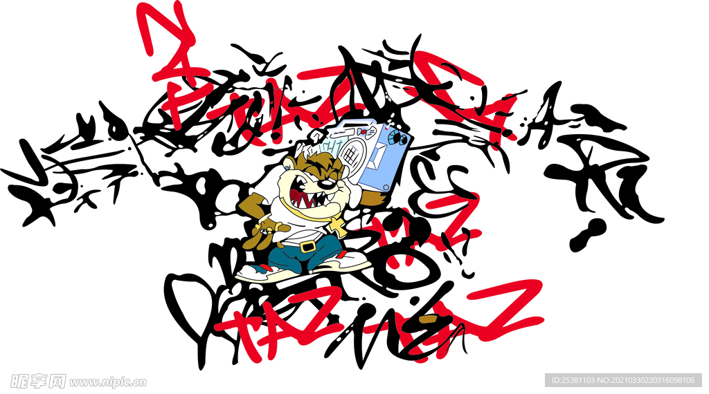 小狗 英文 卡通  动漫 大牌