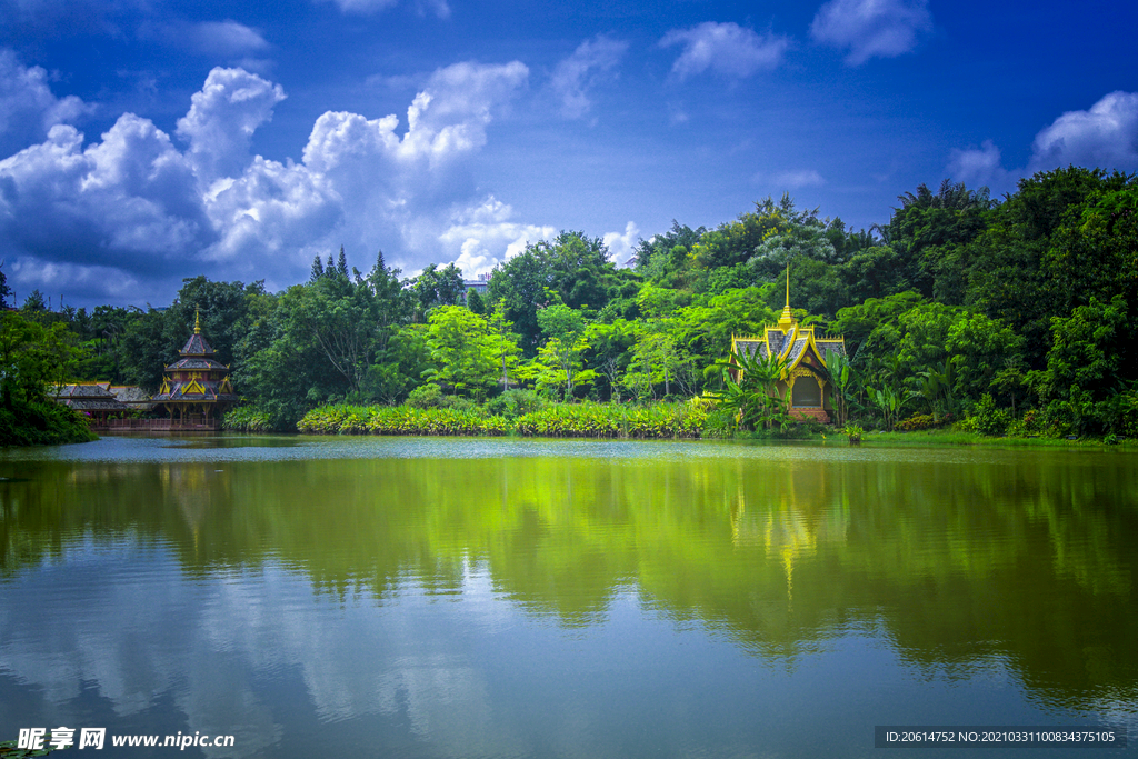 美丽的湖泊风景