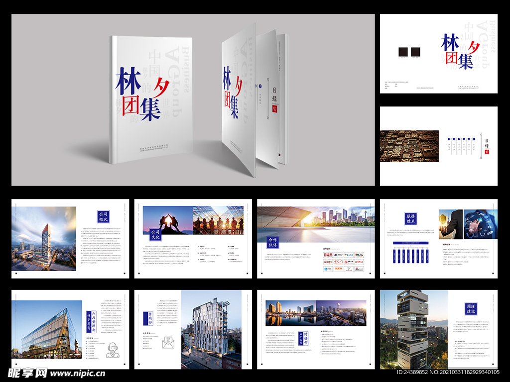 高端大气画册设计