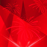红色礼花背景
