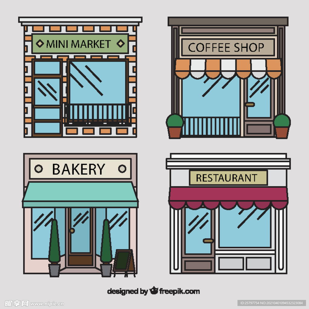 创意店铺建筑设计