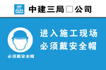 进入施工现场 必须戴安全帽
