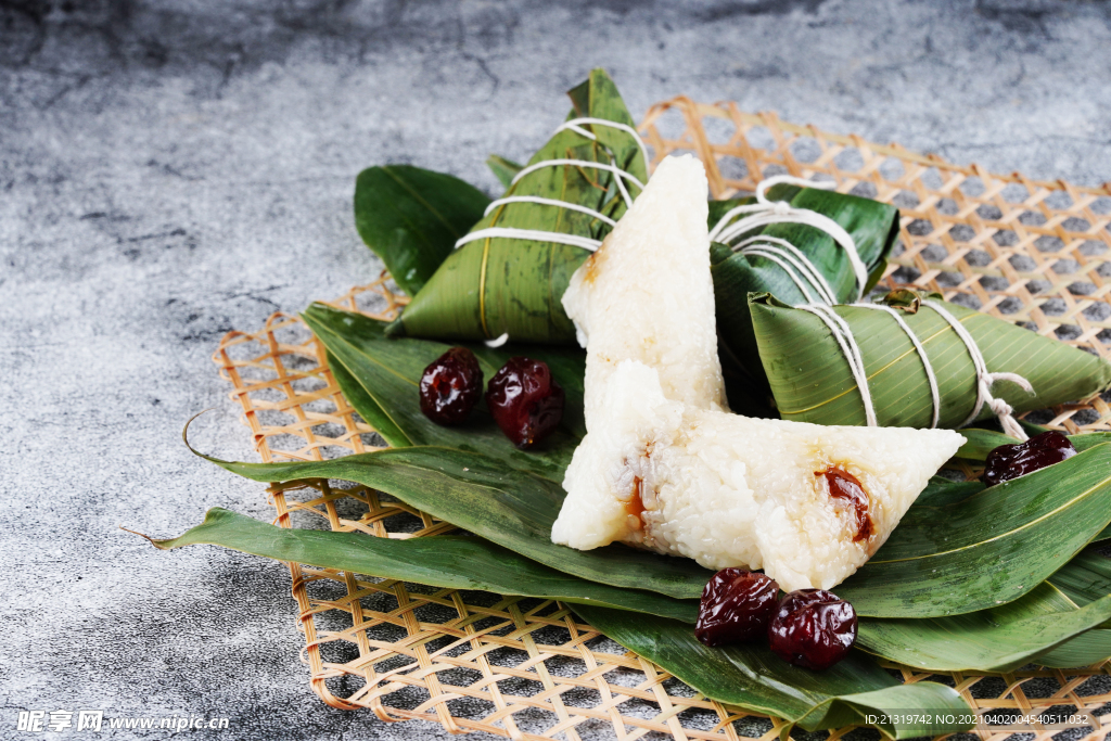 端午节粽子蜜枣粽子