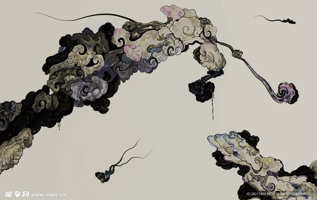 装饰画 花鸟画 新背景墙 瓷砖