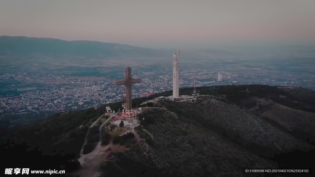 企业宣传Vlog航拍视频素材