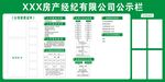 房产经纪有限公司公示栏