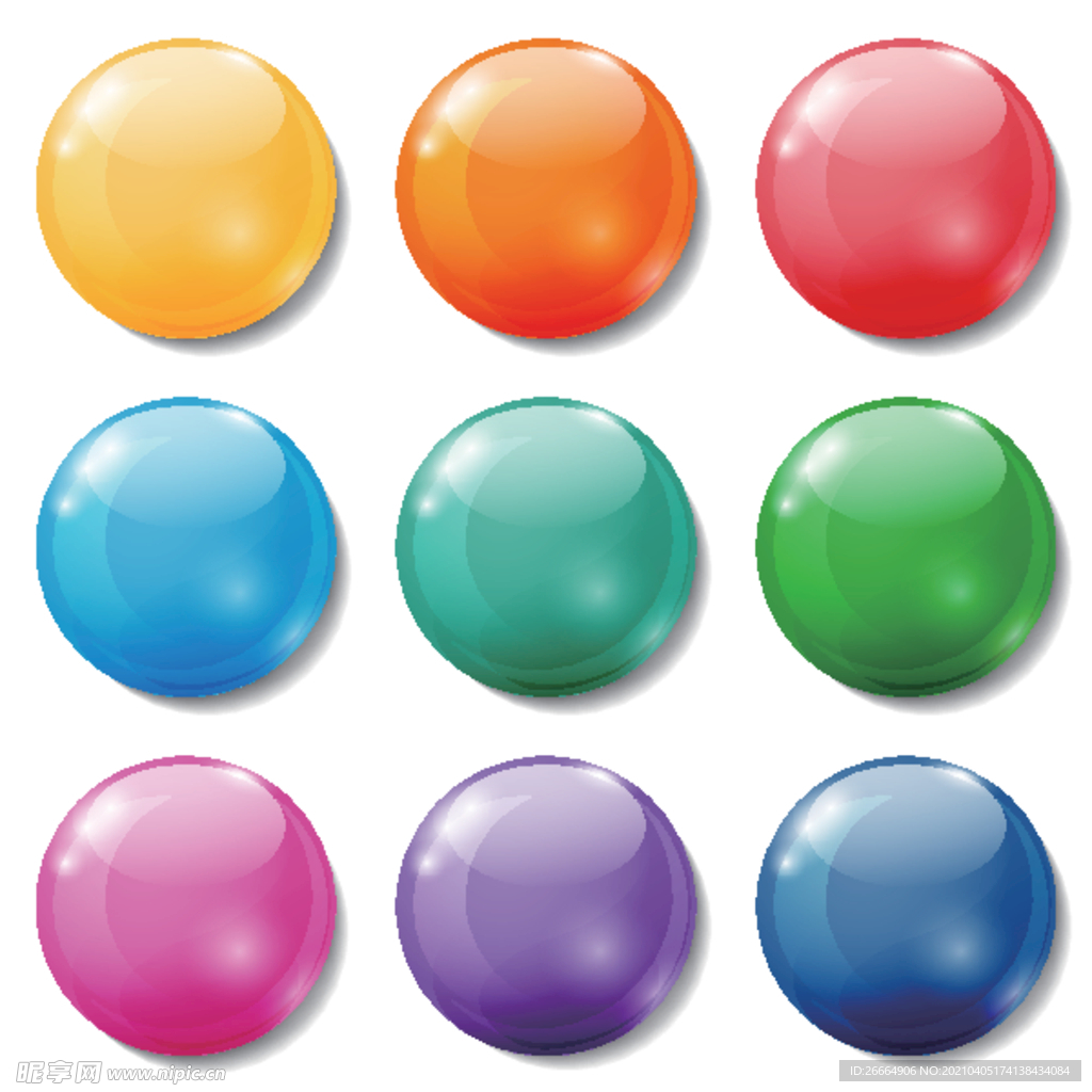 水晶球按钮图标