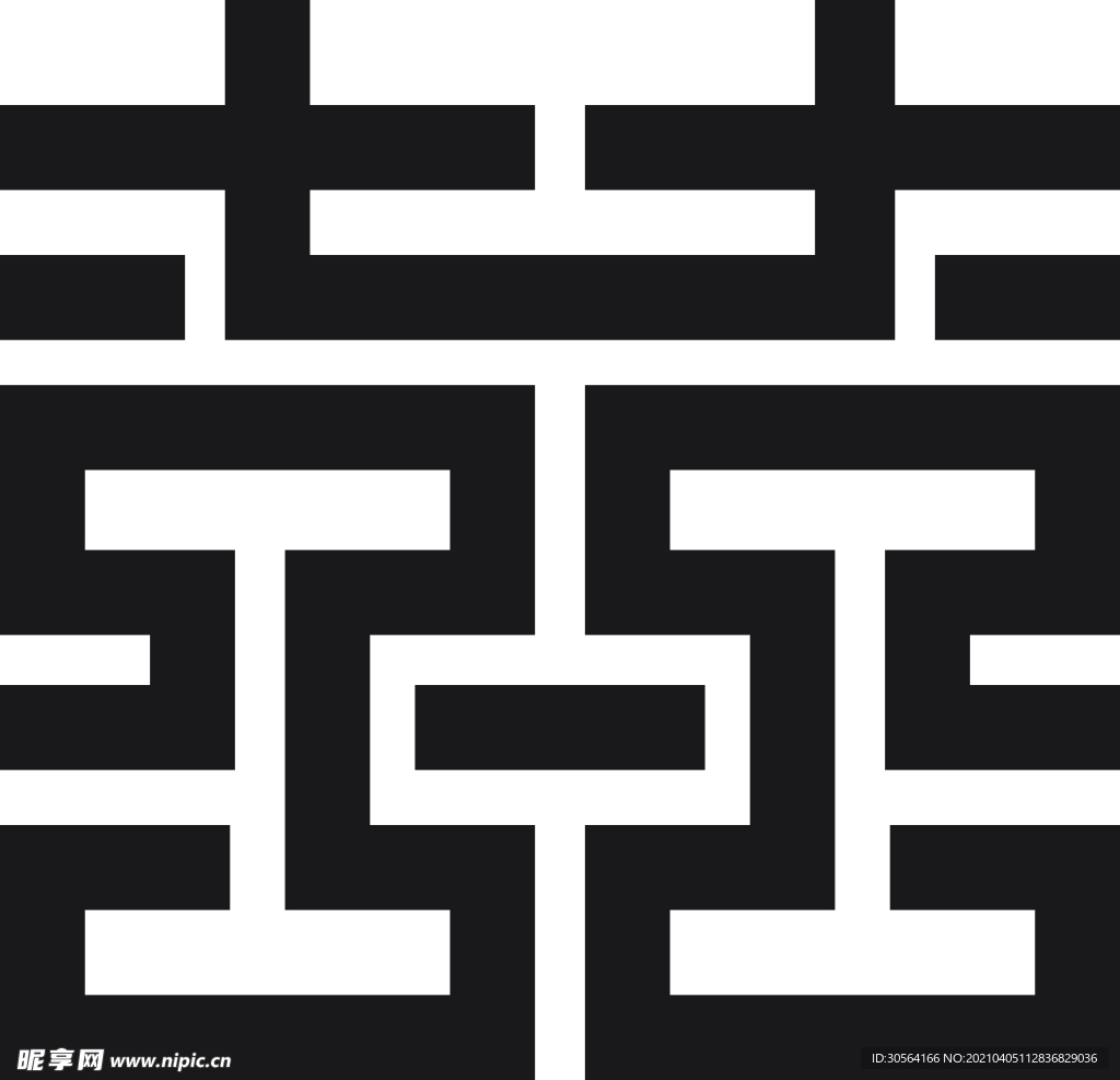 喜字体字形海报素材