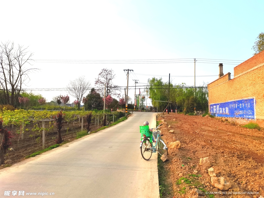春意浓的乡村美景
