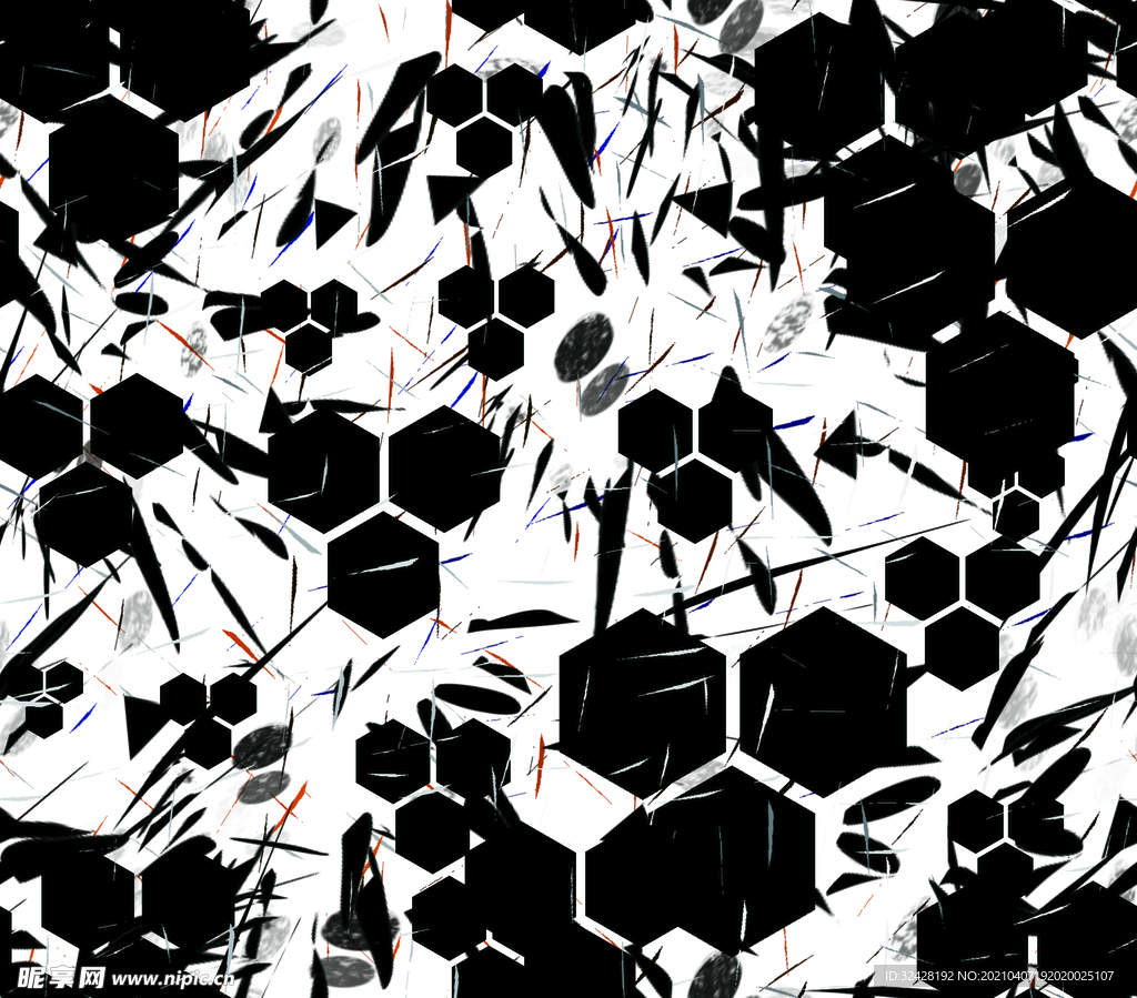 潮流印花 分层 高清