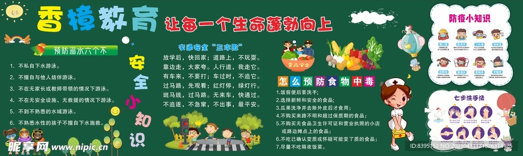 香樟教育 黑板报